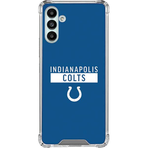 NFL Indianapolis Colts Blue Performance Series Galaxy A13 5G Clear Case