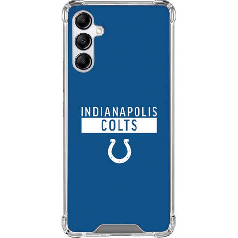 NFL Indianapolis Colts Blue Performance Series Galaxy A14 5G Clear Case