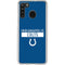 NFL Indianapolis Colts Blue Performance Series Galaxy A21 Clear Case