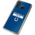 NFL Indianapolis Colts Blue Performance Series Galaxy A21 Clear Case