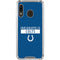 NFL Indianapolis Colts Blue Performance Series Galaxy A30 Clear Case