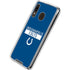 NFL Indianapolis Colts Blue Performance Series Galaxy A30 Clear Case