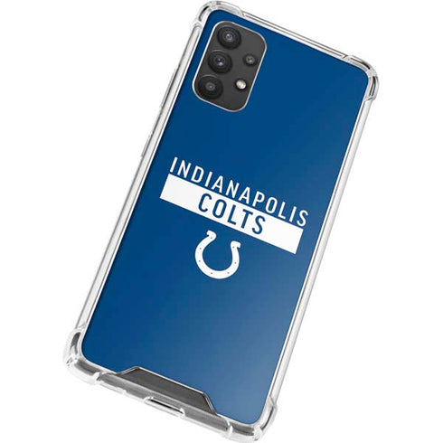 NFL Indianapolis Colts Blue Performance Series Galaxy A32 5G Clear Case