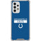 NFL Indianapolis Colts Blue Performance Series Galaxy A33 5G Clear Case