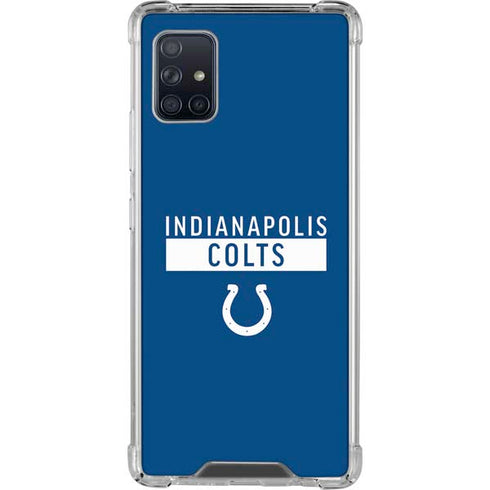 NFL Indianapolis Colts Blue Performance Series Galaxy A51 5G Clear Case