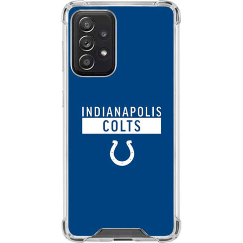 NFL Indianapolis Colts Blue Performance Series Galaxy A52 5G Clear Case