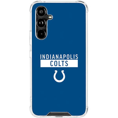 NFL Indianapolis Colts Blue Performance Series Galaxy A54 5G Clear Case