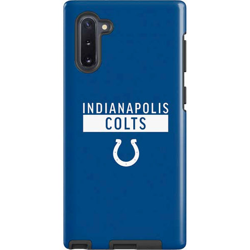 NFL Indianapolis Colts Blue Performance Series Galaxy Note 10 Pro Case