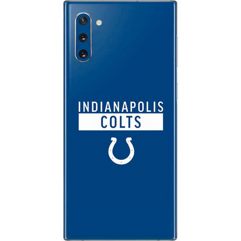 NFL Indianapolis Colts Blue Performance Series Galaxy Note 10 Skin