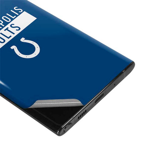 NFL Indianapolis Colts Blue Performance Series Galaxy Note 10 Skin