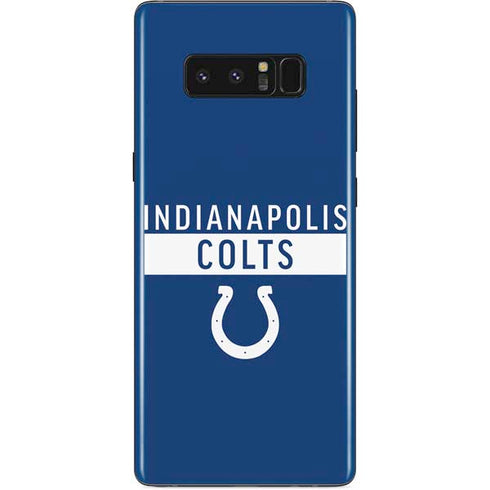 NFL Indianapolis Colts Blue Performance Series Galaxy Note 8 Skin
