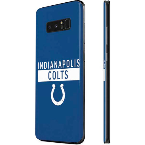 NFL Indianapolis Colts Blue Performance Series Galaxy Note 8 Skin