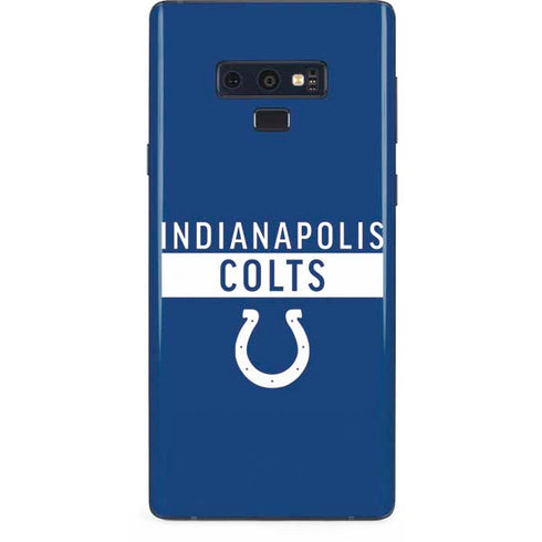 NFL Indianapolis Colts Blue Performance Series Galaxy Note 9 Skin