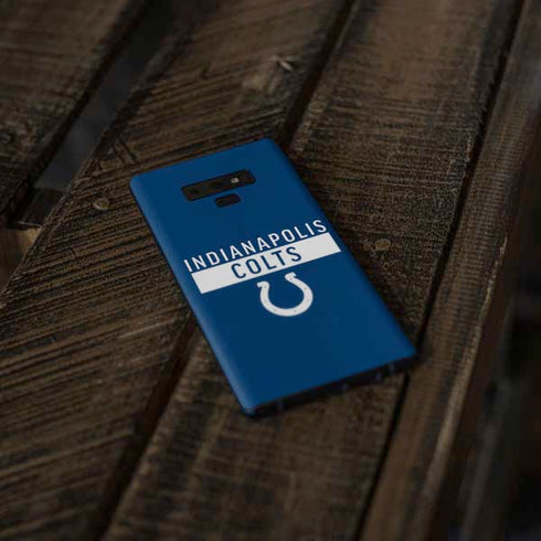 NFL Indianapolis Colts Blue Performance Series Galaxy Note 9 Skin