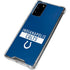 NFL Indianapolis Colts Blue Performance Series Galaxy Note20 5G Clear Case
