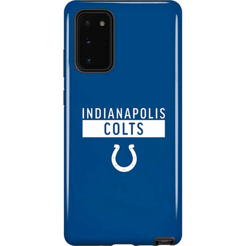 NFL Indianapolis Colts Blue Performance Series Galaxy Note20 5G Pro Case