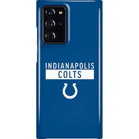 NFL Indianapolis Colts Blue Performance Series Galaxy Note20 Ultra 5G Lite Case
