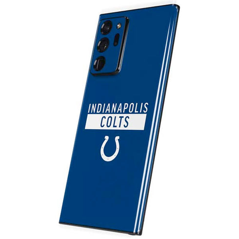 NFL Indianapolis Colts Blue Performance Series Galaxy Note20 Ultra 5G Skin