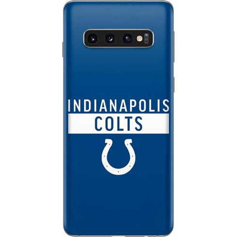 NFL Indianapolis Colts Blue Performance Series Galaxy S10 Skin