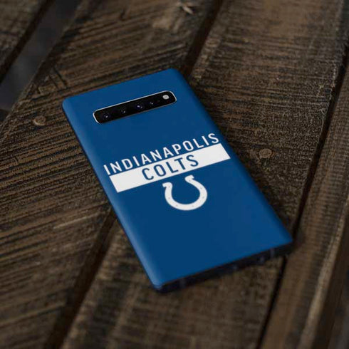 NFL Indianapolis Colts Blue Performance Series Galaxy S10 Skin