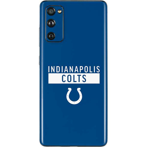 NFL Indianapolis Colts Blue Performance Series Galaxy S20 Fan Edition Skin