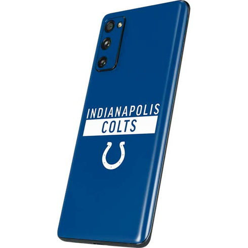 NFL Indianapolis Colts Blue Performance Series Galaxy S20 Fan Edition Skin