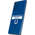 NFL Indianapolis Colts Blue Performance Series Galaxy S20 Fan Edition Skin