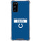 NFL Indianapolis Colts Blue Performance Series Galaxy S20 FE Clear Case