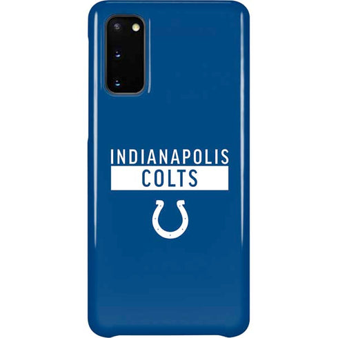 NFL Indianapolis Colts Blue Performance Series Galaxy S20 Lite Case
