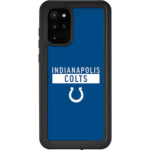 NFL Indianapolis Colts Blue Performance Series Galaxy S20 Plus Waterproof Case