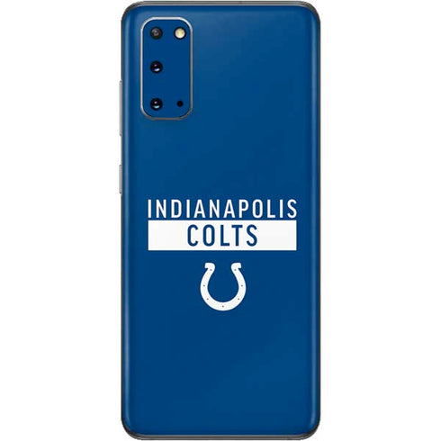 NFL Indianapolis Colts Blue Performance Series Galaxy S20 Skin