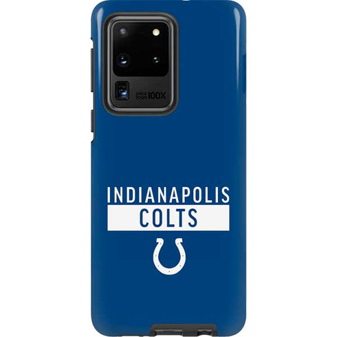 NFL Indianapolis Colts Blue Performance Series Galaxy S20 Ultra 5G Pro Case