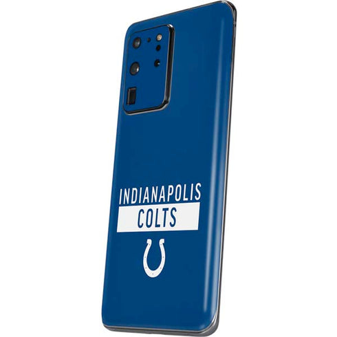 NFL Indianapolis Colts Blue Performance Series Galaxy S20 Ultra 5G Skin