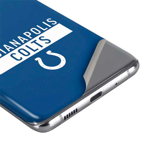 NFL Indianapolis Colts Blue Performance Series Galaxy S20 Ultra 5G Skin