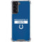 NFL Indianapolis Colts Blue Performance Series Galaxy S21 5G Clear Case