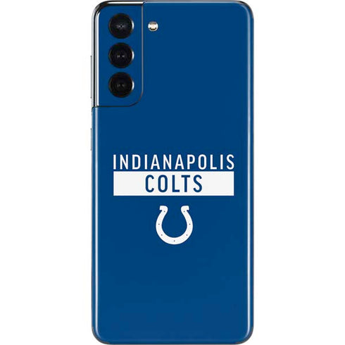 NFL Indianapolis Colts Blue Performance Series Galaxy S21 5G Skin