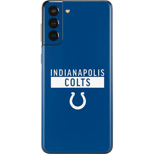 NFL Indianapolis Colts Blue Performance Series Galaxy S21 Plus 5G Skin