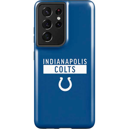 NFL Indianapolis Colts Blue Performance Series Galaxy S21 Ultra 5G Pro Case