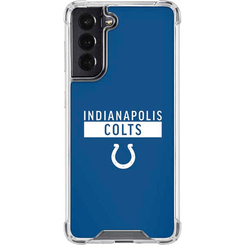 NFL Indianapolis Colts Blue Performance Series Galaxy S22 Clear Case