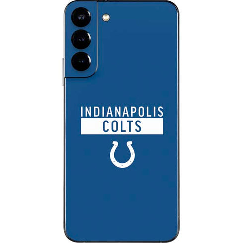 NFL Indianapolis Colts Blue Performance Series Galaxy S22 Plus Skin