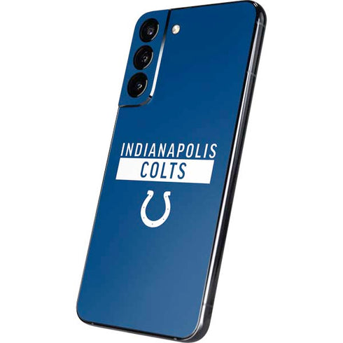 NFL Indianapolis Colts Blue Performance Series Galaxy S22 Plus Skin