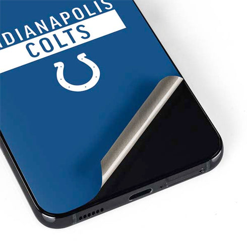NFL Indianapolis Colts Blue Performance Series Galaxy S22 Skin