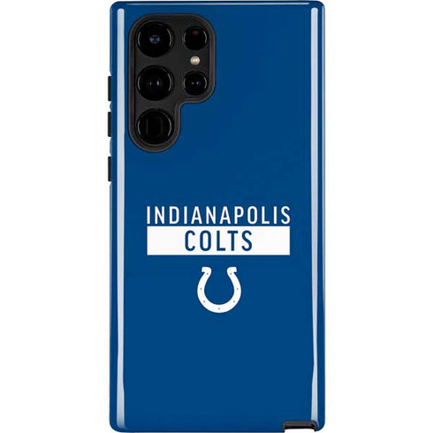 NFL Indianapolis Colts Blue Performance Series Galaxy S22 Ultra Pro Case