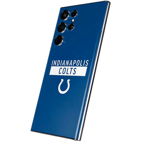 NFL Indianapolis Colts Blue Performance Series Galaxy S22 Ultra Skin