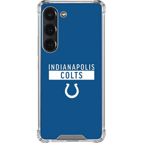 NFL Indianapolis Colts Blue Performance Series Galaxy S23 Clear Case