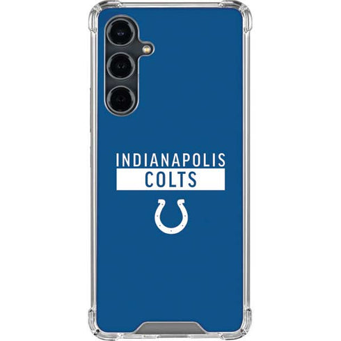 NFL Indianapolis Colts Blue Performance Series Galaxy S23 FE Clear Case