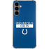 NFL Indianapolis Colts Blue Performance Series Galaxy S24 Plus Clear Case