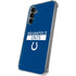 NFL Indianapolis Colts Blue Performance Series Galaxy S24 Plus Clear Case