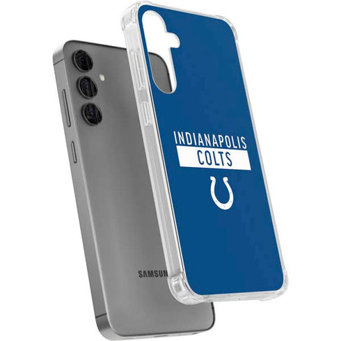 NFL Indianapolis Colts Blue Performance Series Galaxy S24 Plus Clear Case