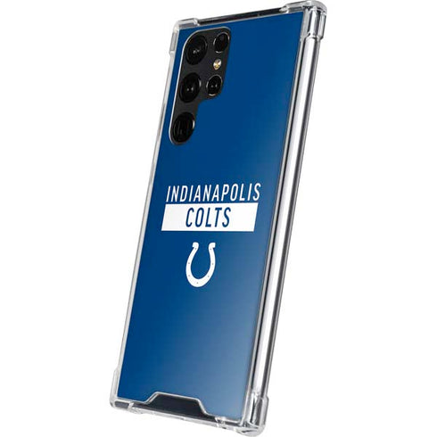 NFL Indianapolis Colts Blue Performance Series Galaxy S24 Ultra Clear Case